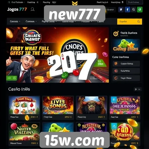 Experiência do usuário no site de jogos new777